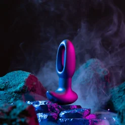 Hueman - Voyager Plug Anal avec Fonction Tapotement - Violet