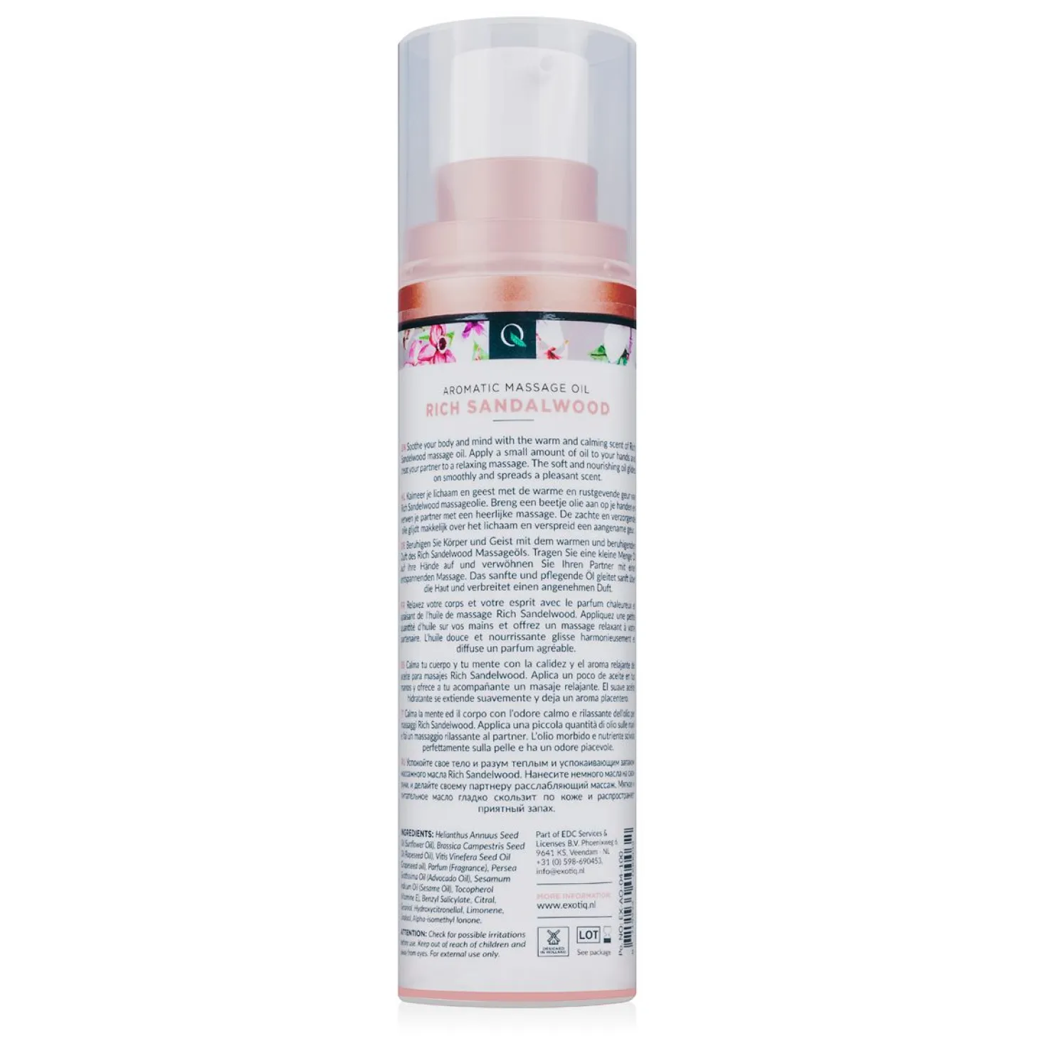 Huile de massage au bois de santal Exotiq - 100 ml