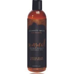 Intimate Earth - Sensual Huile de massage à la fève de cacao et à la baie de goji