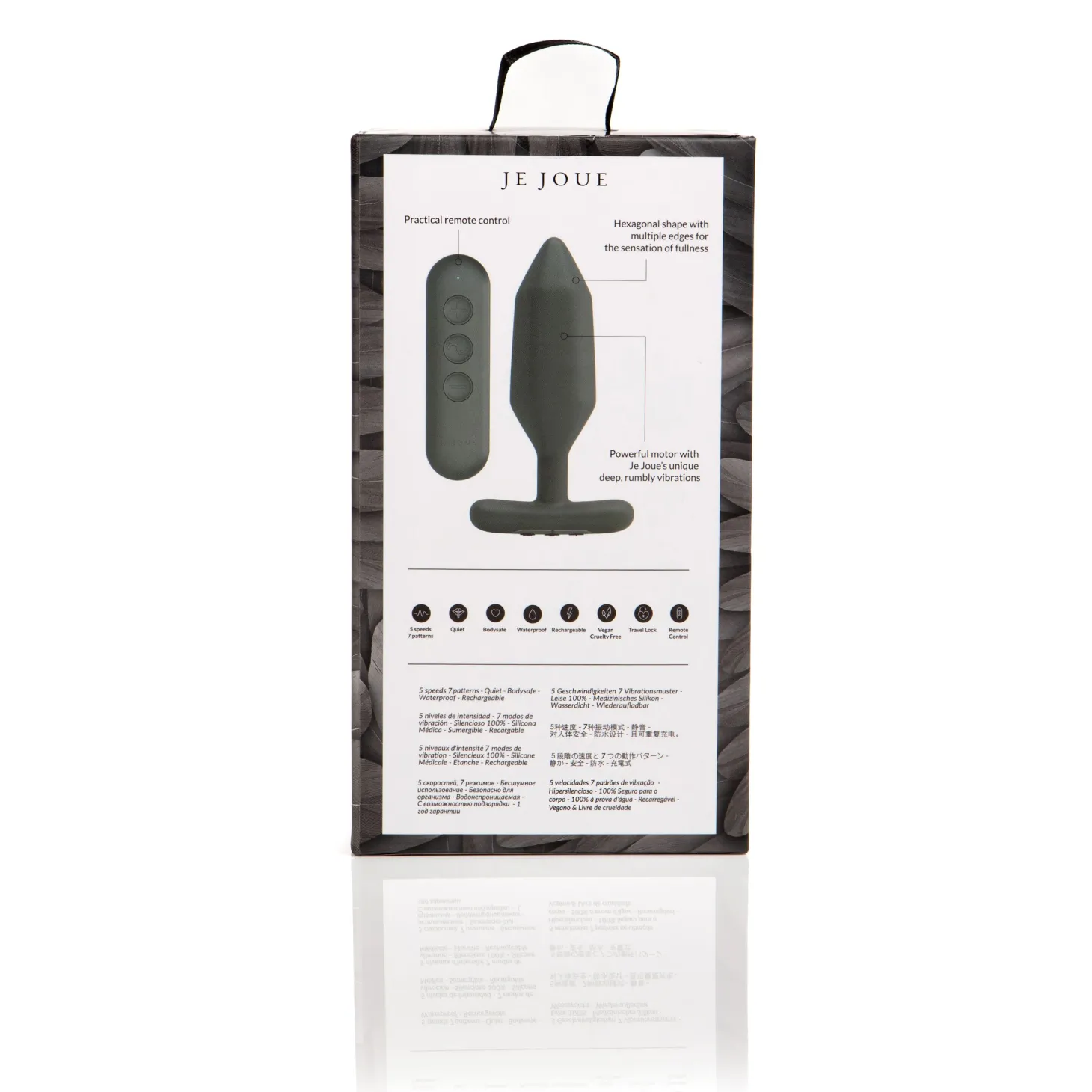 Je Joue - Onyx Butt Plug with Remote Control