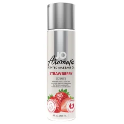 JO - Aromatix Huile de massage parfumée Fraise -120 ml