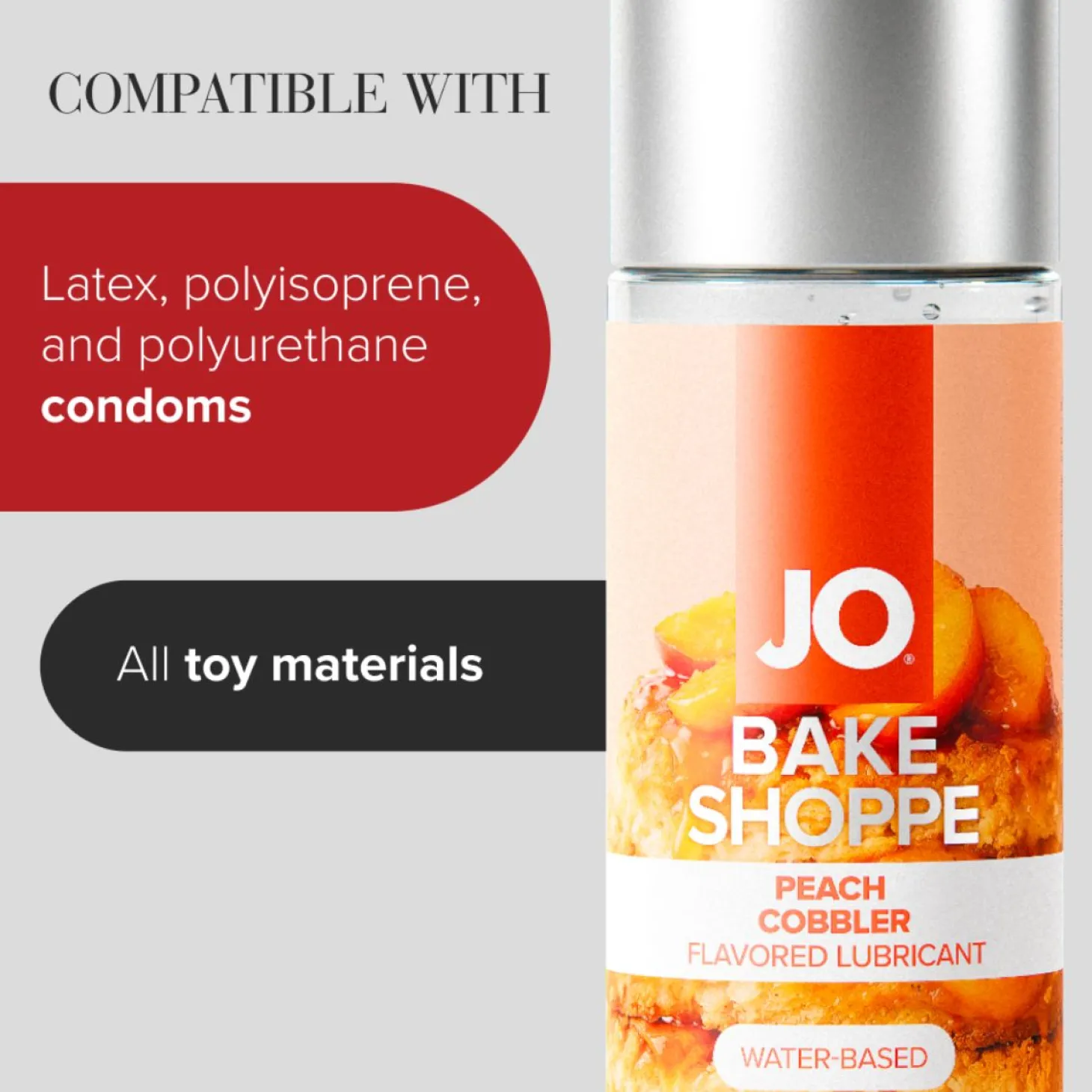 JO - Bake Shoppe Tarte Aux Pêches Lubrifiant - 60ml