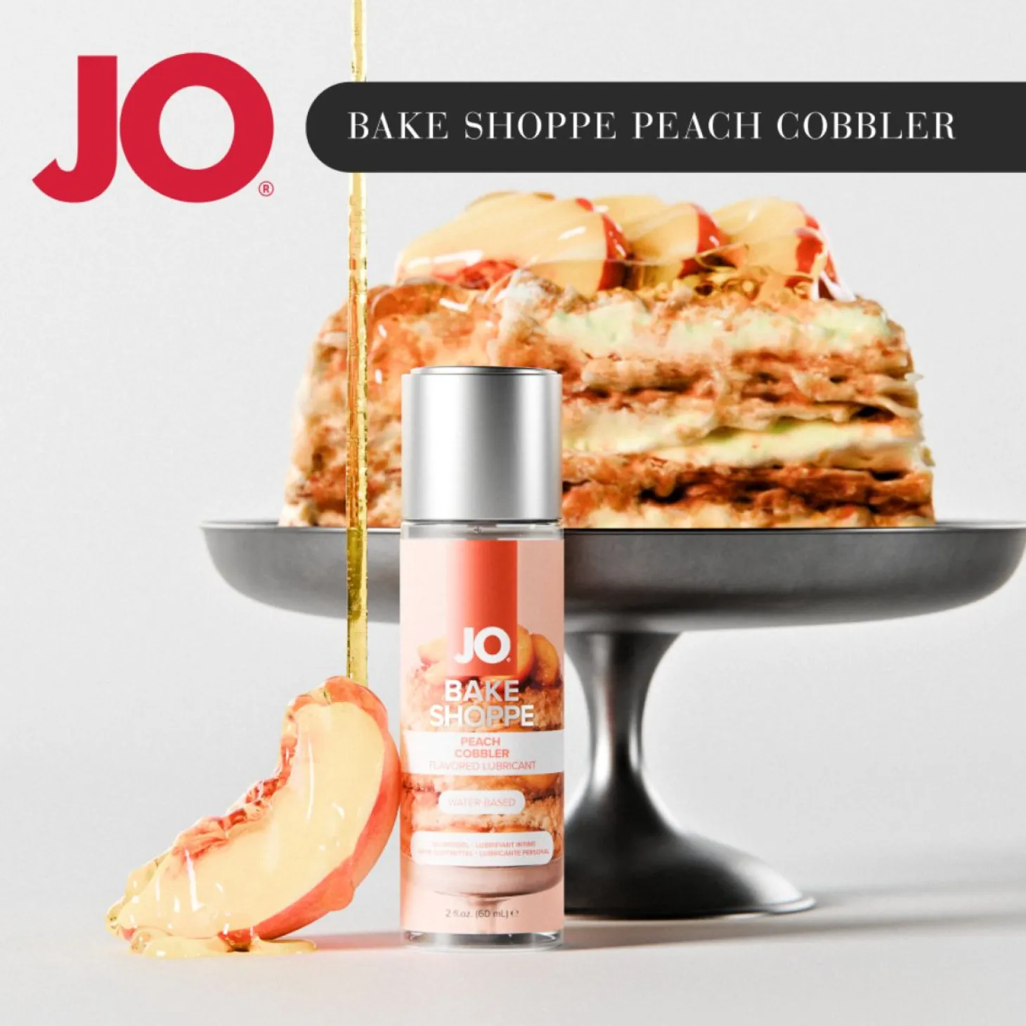 JO - Bake Shoppe Tarte Aux Pêches Lubrifiant - 60ml