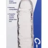 Jock C-Thru Godemichet Transparent - 21 cm