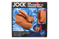 JOCK - Masturbateur Anal avec Godemichet Flexible - Teinte Mo