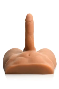 JOCK - Masturbateur Anal avec Godemichet Flexible - Teinte Mo