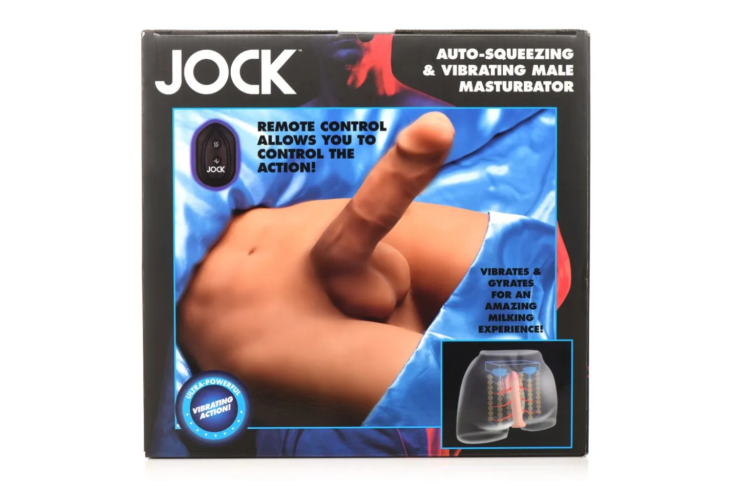 JOCK - Masturbateur Homme Automatique Vibrant et Compressant - Medium