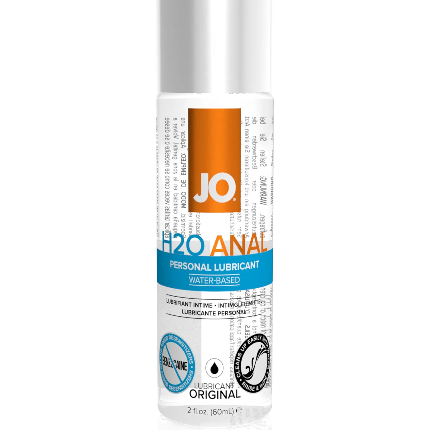 JO - Gel lubrifiant Anal H2O - 60 m