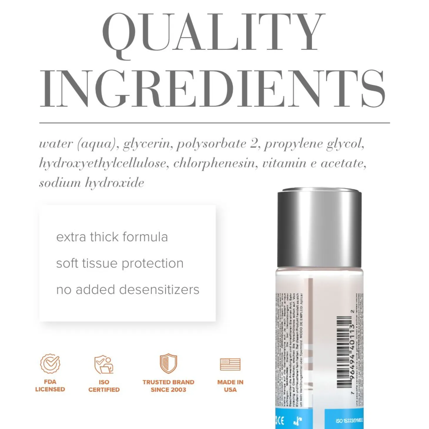 JO - H2O Lubrifiant Anal Thick - 120 ml