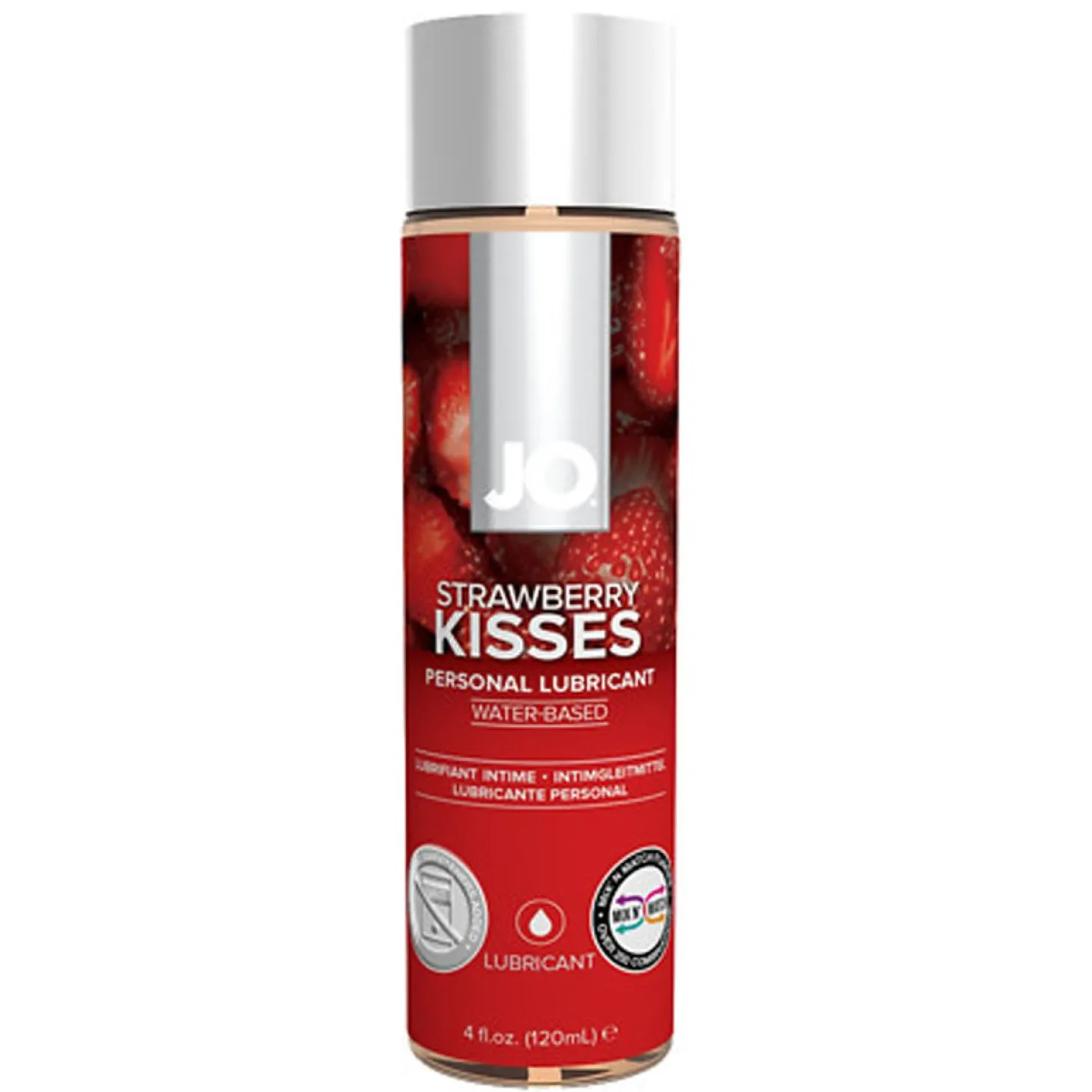 JO - Lubrifiant H2O Strawberry Kiss - 120 ml