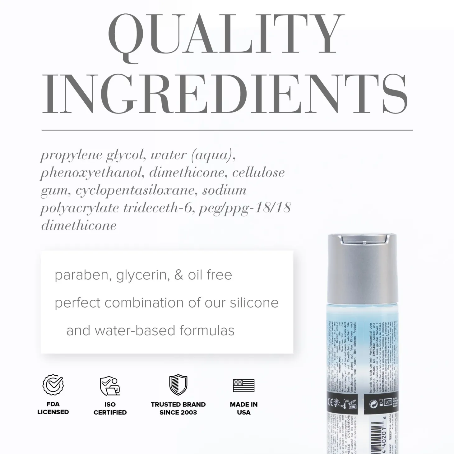 JO - Lubrifiant Hybride Classique - 120 ml