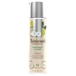 JO - Naturals Huile de massage à la noix de coco et au citron vert - 120 ml