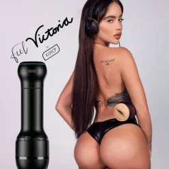 Kiiroo - PowerBlow & Masturbateur Bouche Feel Victoria June Combo - Noir