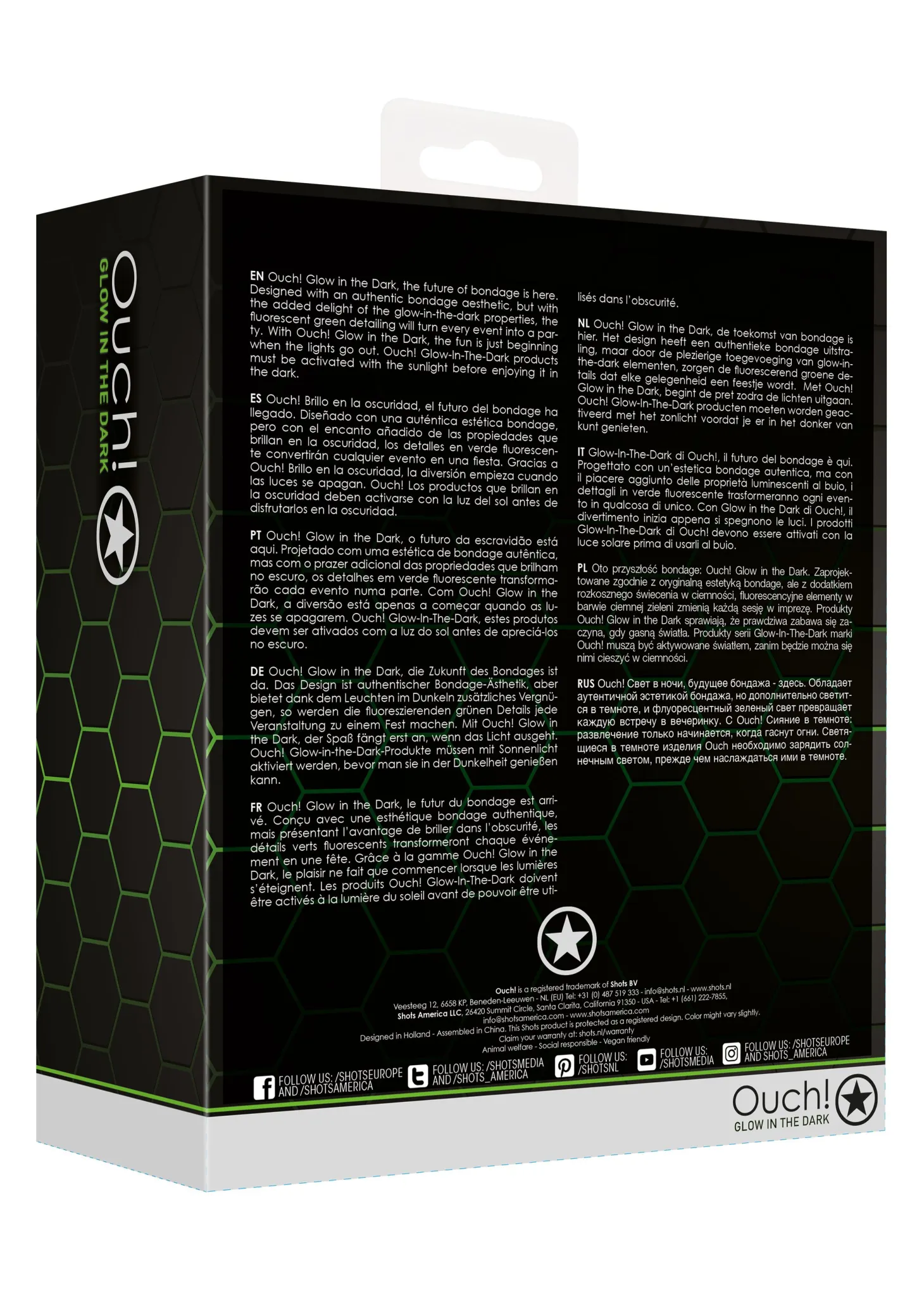 Kit de Fixation de Lit Glow in the Dark - Vert fluo/Noir