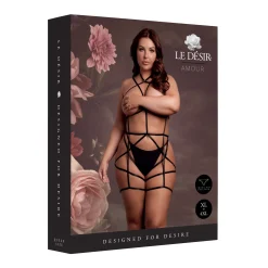 Le Desir - Harnais Corporel Ouvert à Bretelles Taille Unique - Noir