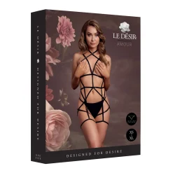 Le Desir - Harnais Corporel Ouvert à Bretelles Taille Unique - Noir