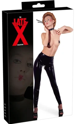 Legging en latex sans entrejambe