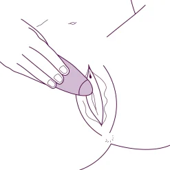 Le Jouet pour Deux par Adam & Eve - Stimulateur pour couple - Violet