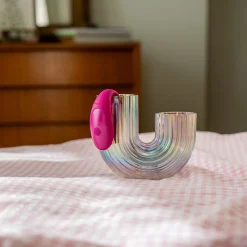 Le Jouet pour Deux par Adam & Eve - Stimulateur pour couple - Violet