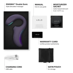 LELO - ENIGMA Double Sonic vibromasseur A-spot - Cyber Purple