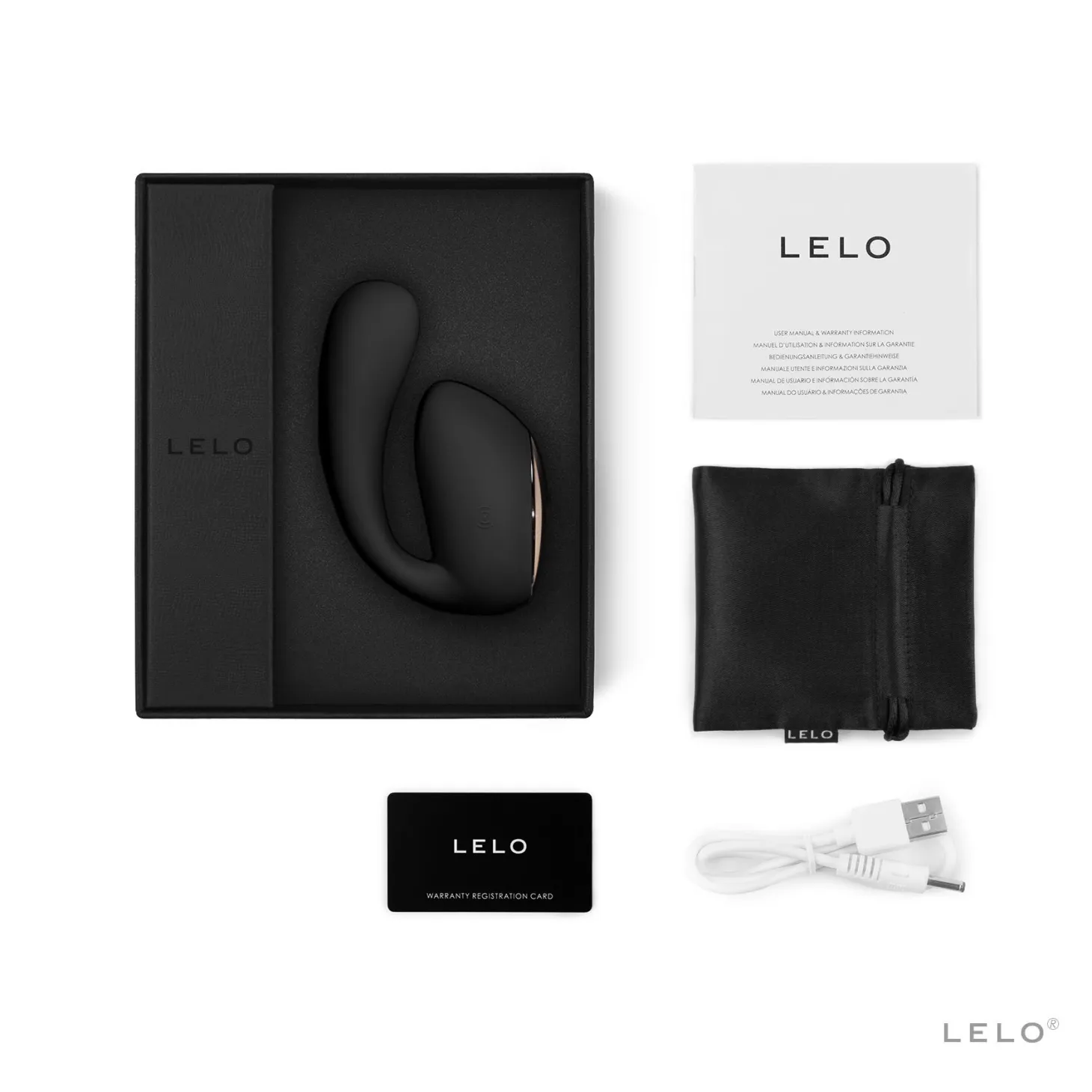 Lelo - Ida Wave Dual Stimulation Massager Black