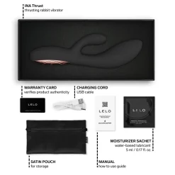 LELO - INA Thrust Masseur Double Action - Noir