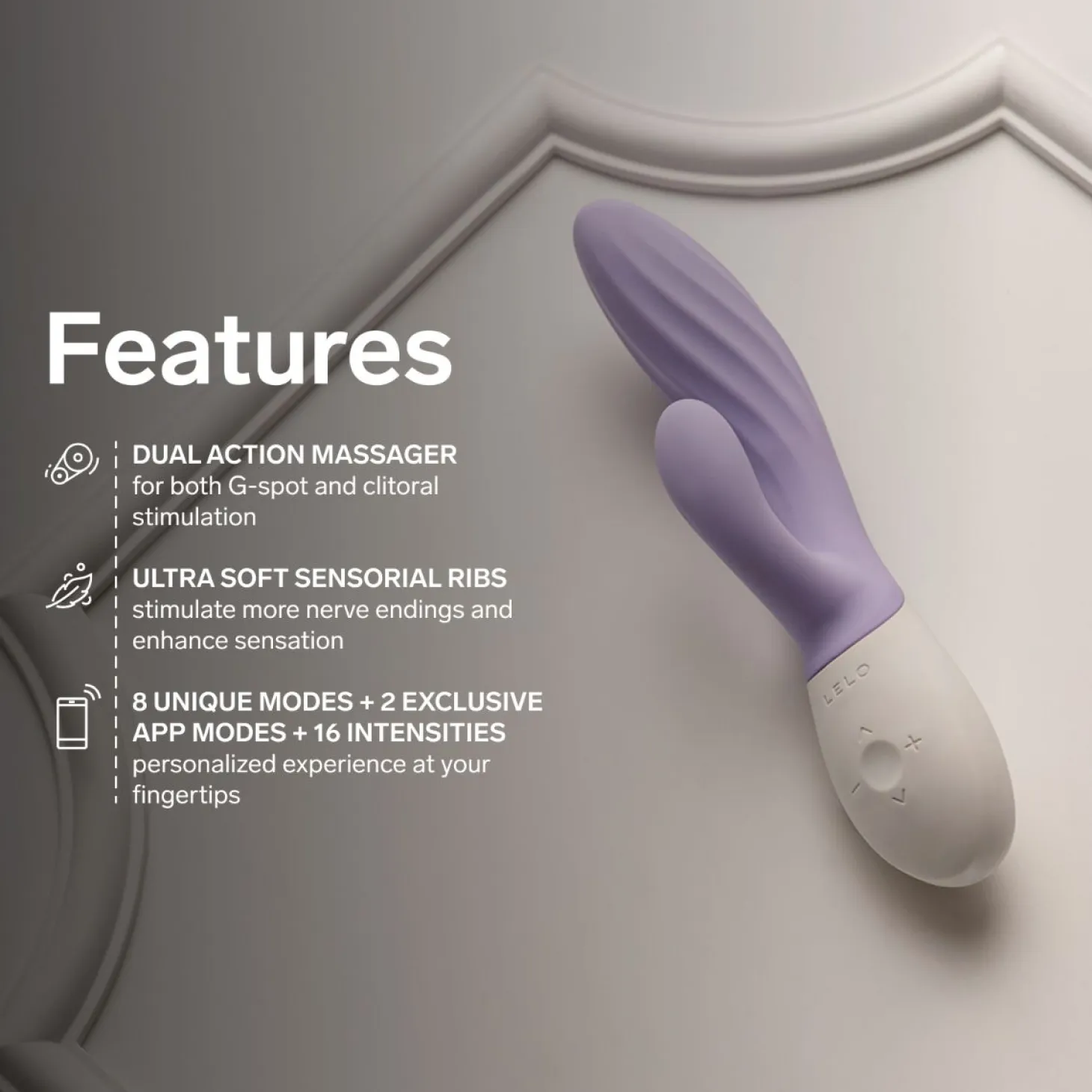 LELO - INA Twist Masseur Double Action - Lavender