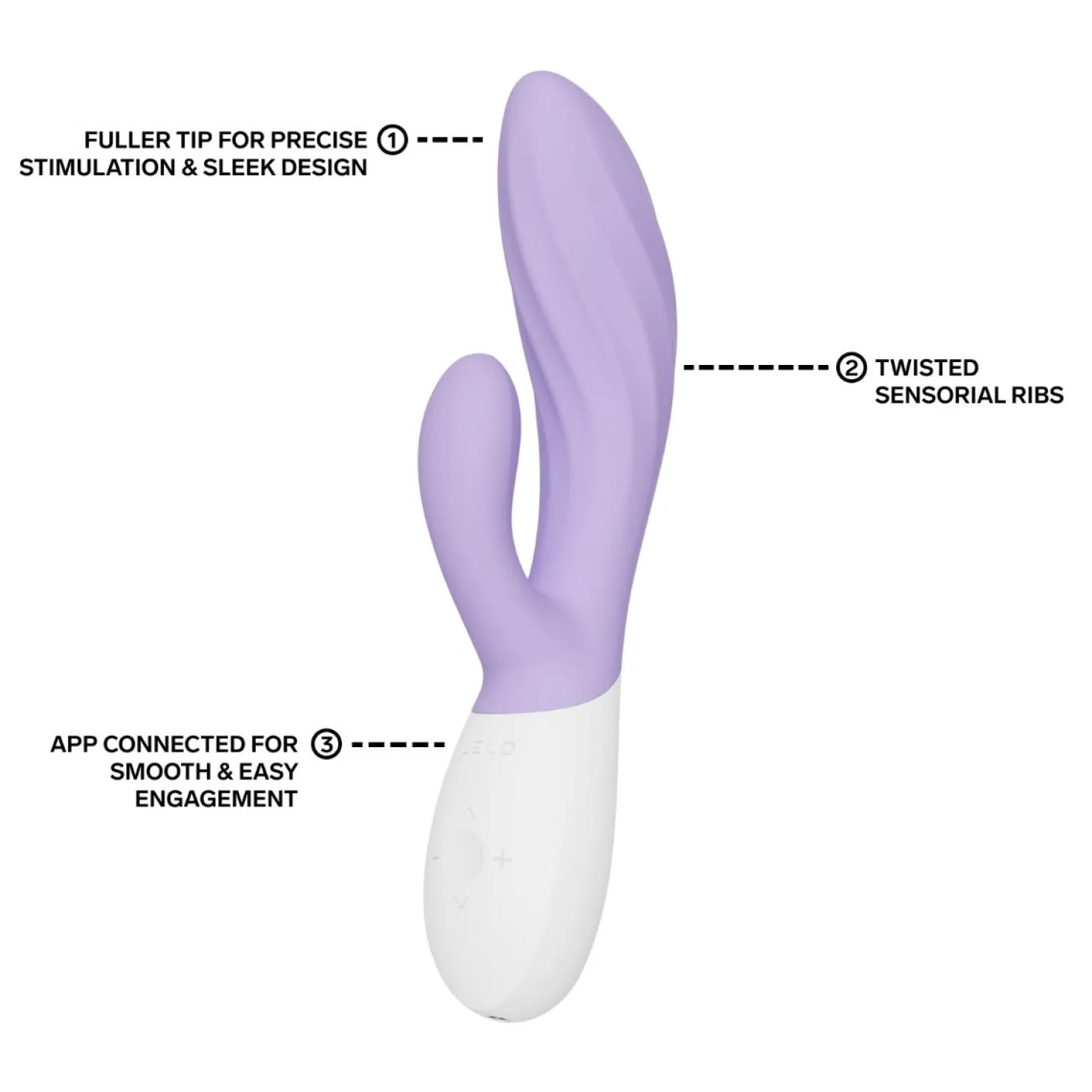 LELO - INA Twist Masseur Double Action - Lavender