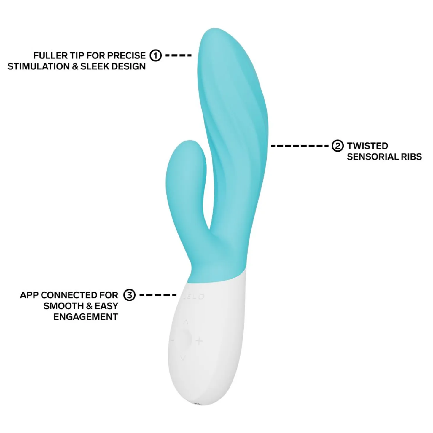 LELO - INA Twist Masseur Double Action - Aqua