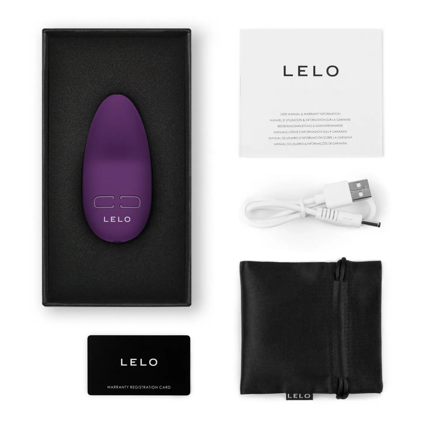 LELO - Lily 3 Masseur Personnel - Prune Foncée