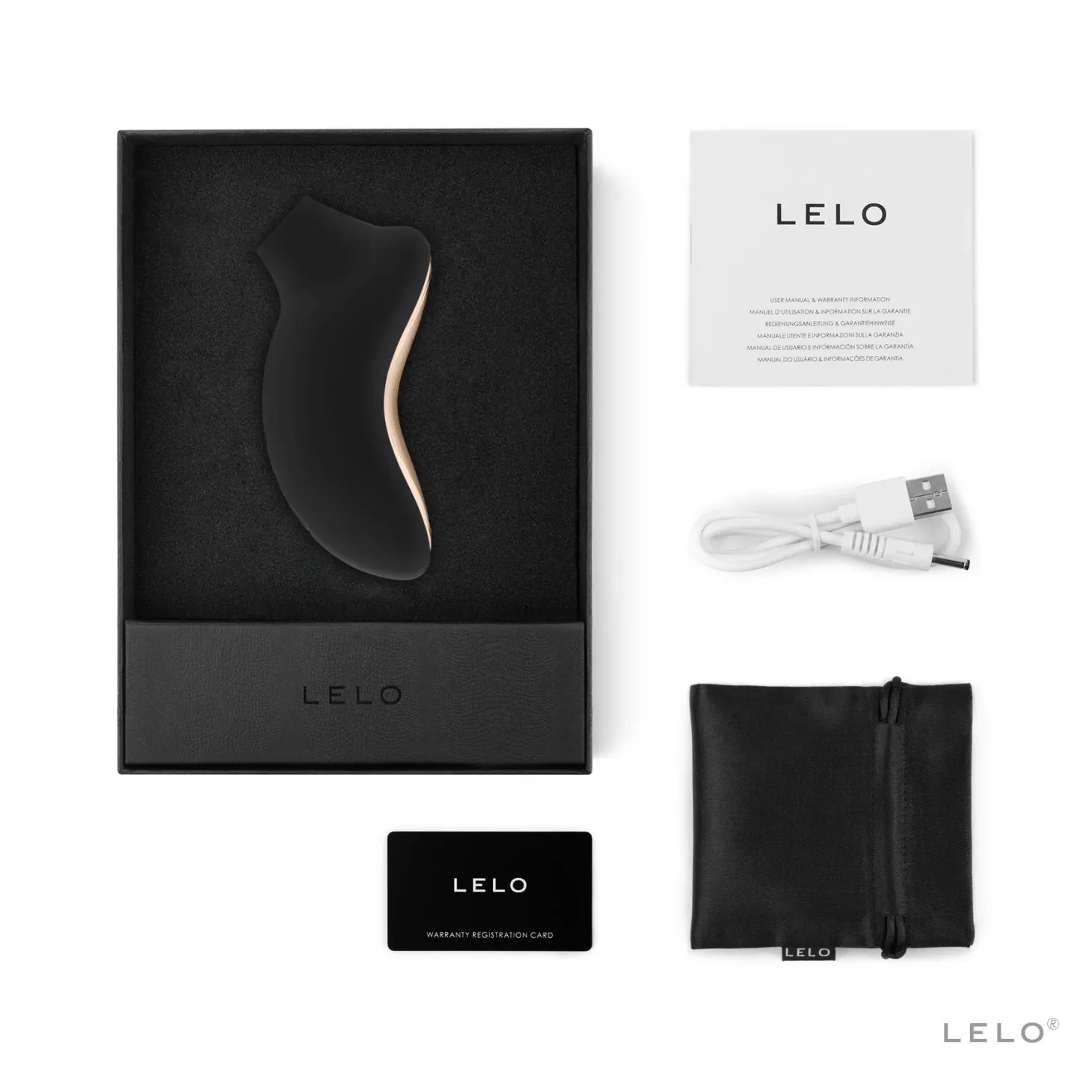 LELO - Sona 2 Cruise Vibromasseur à air pulsé - Noir