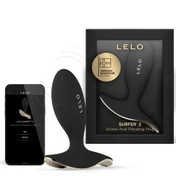 LELO - SURFER 2 Plug Anal Vibrant - Noir