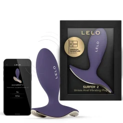 LELO - SURFER 2 Plug Anal Vibrant - Cyber Purple