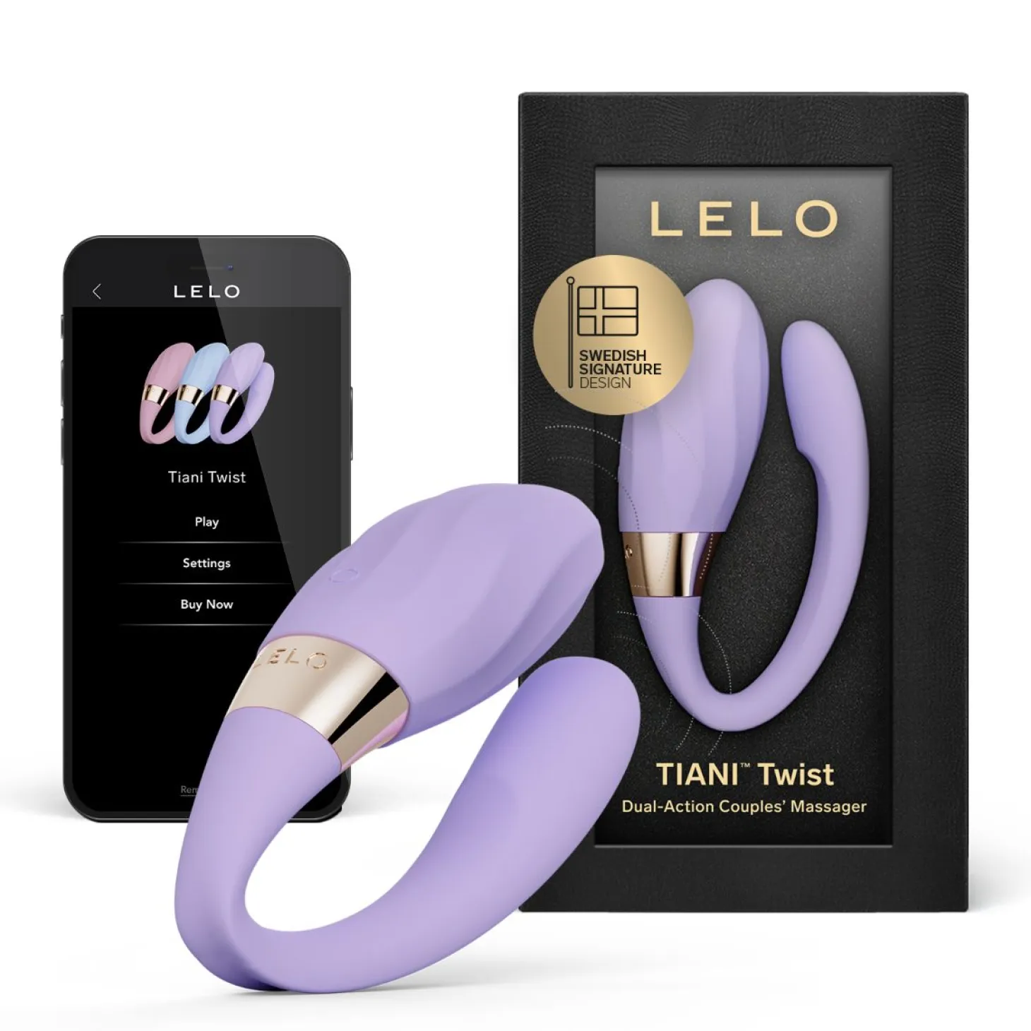 LELO - TIANI Twist Vibromasseur Couple - Lavender