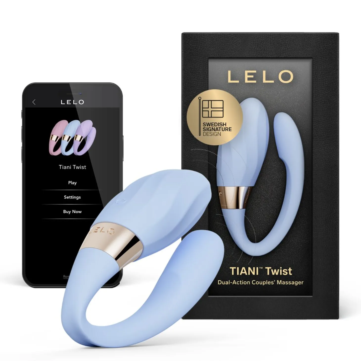 LELO - TIANI Twist Vibromasseur Couple - Seafoam