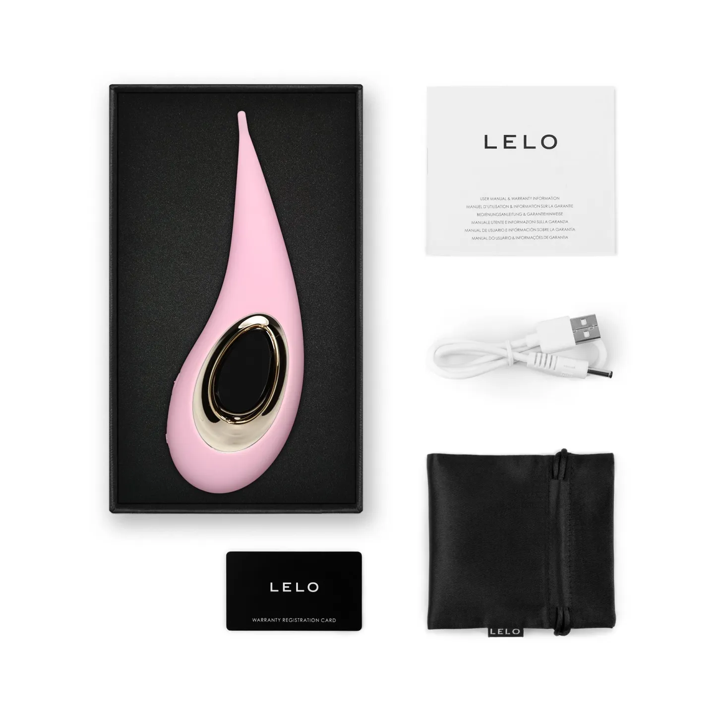 LELO - Vibromasseur clitoridien ciblé externe Dot - Rose