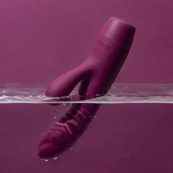 Le Rabbit Iconique par Adam & Eve - Stimulateur point G et clitoris - Violet