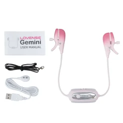 Les pinces à tétons vibrantes Lovense Gemini