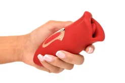 Lickgasm Baiser + Stimulateur de Baiser Vibrant - Rouge