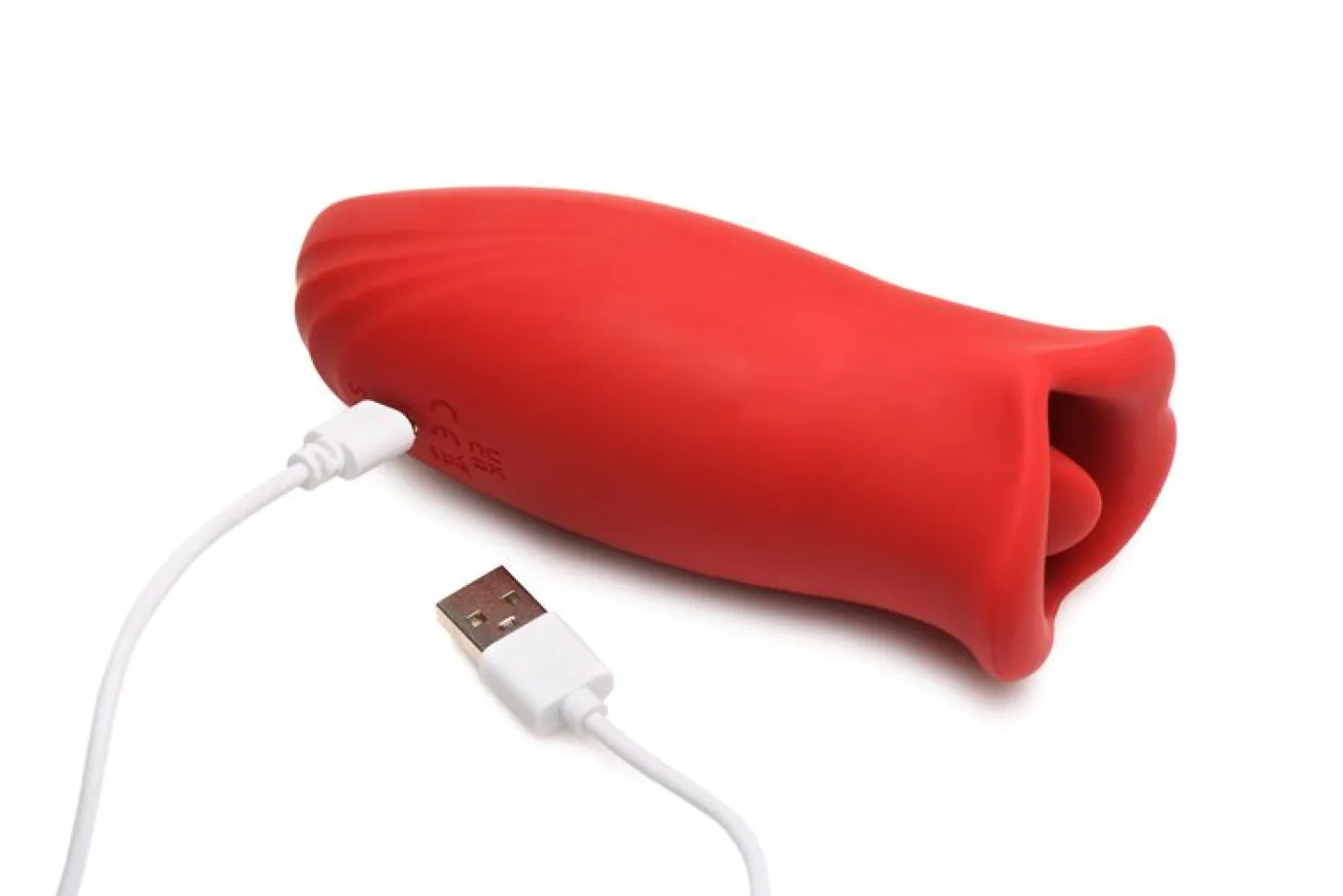 Lickgasm Baiser + Stimulateur de Baiser Vibrant - Rouge
