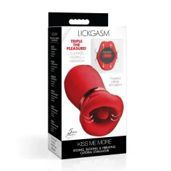 LICKGASM - Stimulateur Clitoridien Kiss Me More Succion, Vibration & Bais