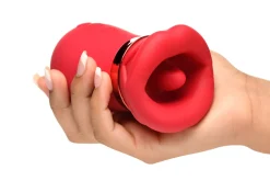 LICKGASM - Stimulateur Clitoridien Kiss Me More Succion, Vibration & Bais