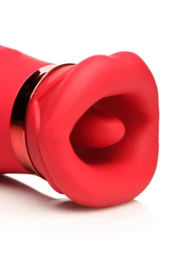 LICKGASM - Stimulateur Clitoridien Kiss Me More Succion, Vibration & Bais
