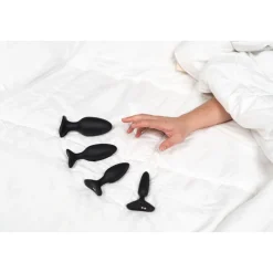 Lovense - Hush 2 Plug Anal Vibrant Avec Application - Noir