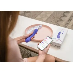 Lovense - Hyphy Vibromasseur clitoridien et pour point G avec deux extrémités