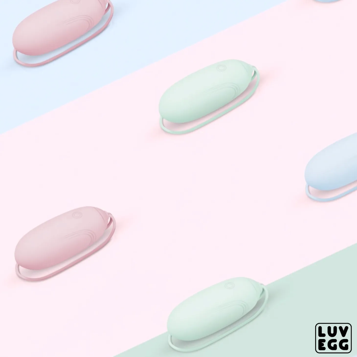 LUV EGG - Œuf Vibrant avec télécommande - Vert