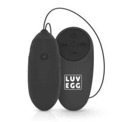 LUV EGG - Œuf Vibrant avec télécommande - Noir
