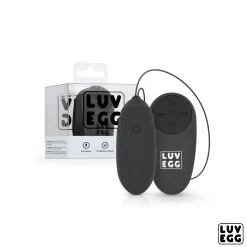 LUV EGG - Œuf Vibrant avec télécommande - Noir