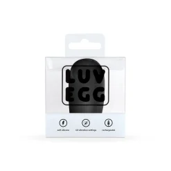 LUV EGG - Œuf Vibrant avec télécommande - Noir