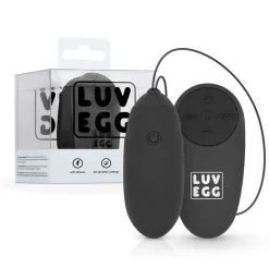 LUV EGG - Œuf Vibrant avec télécommande - Noir